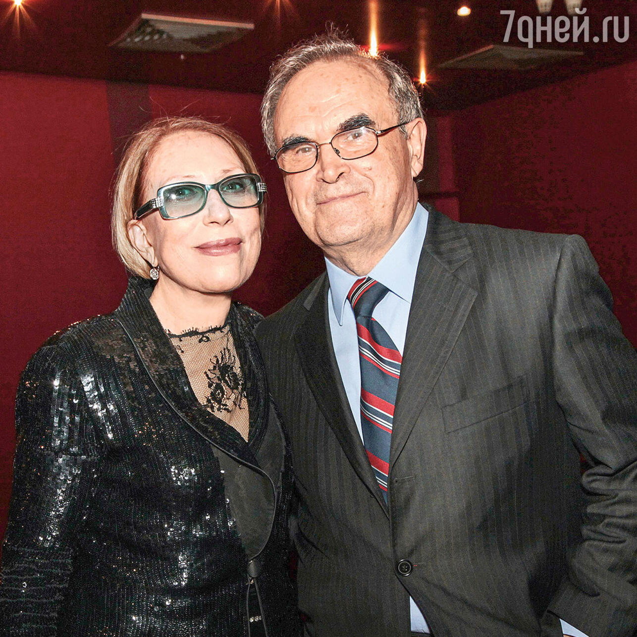 Инна Чурикова с мужем Глебом Панфиловым