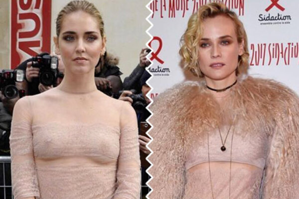 Битва нарядов: Кьяра Ферраньи и Диана Крюгер в Dior