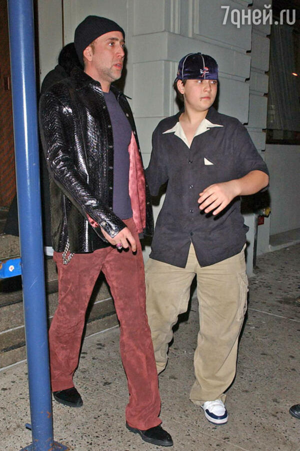 Николас Кейдж (Nicolas Cage) со старшим сыном  Уэстоном