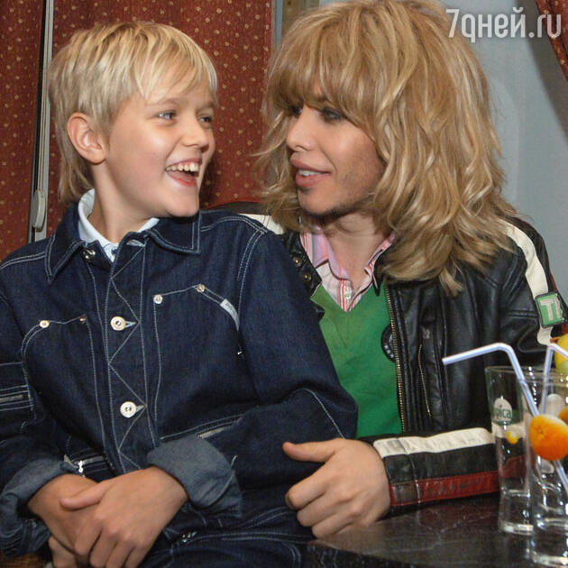 Сергей Зверев с сыном Сергеем, 2006 г.
