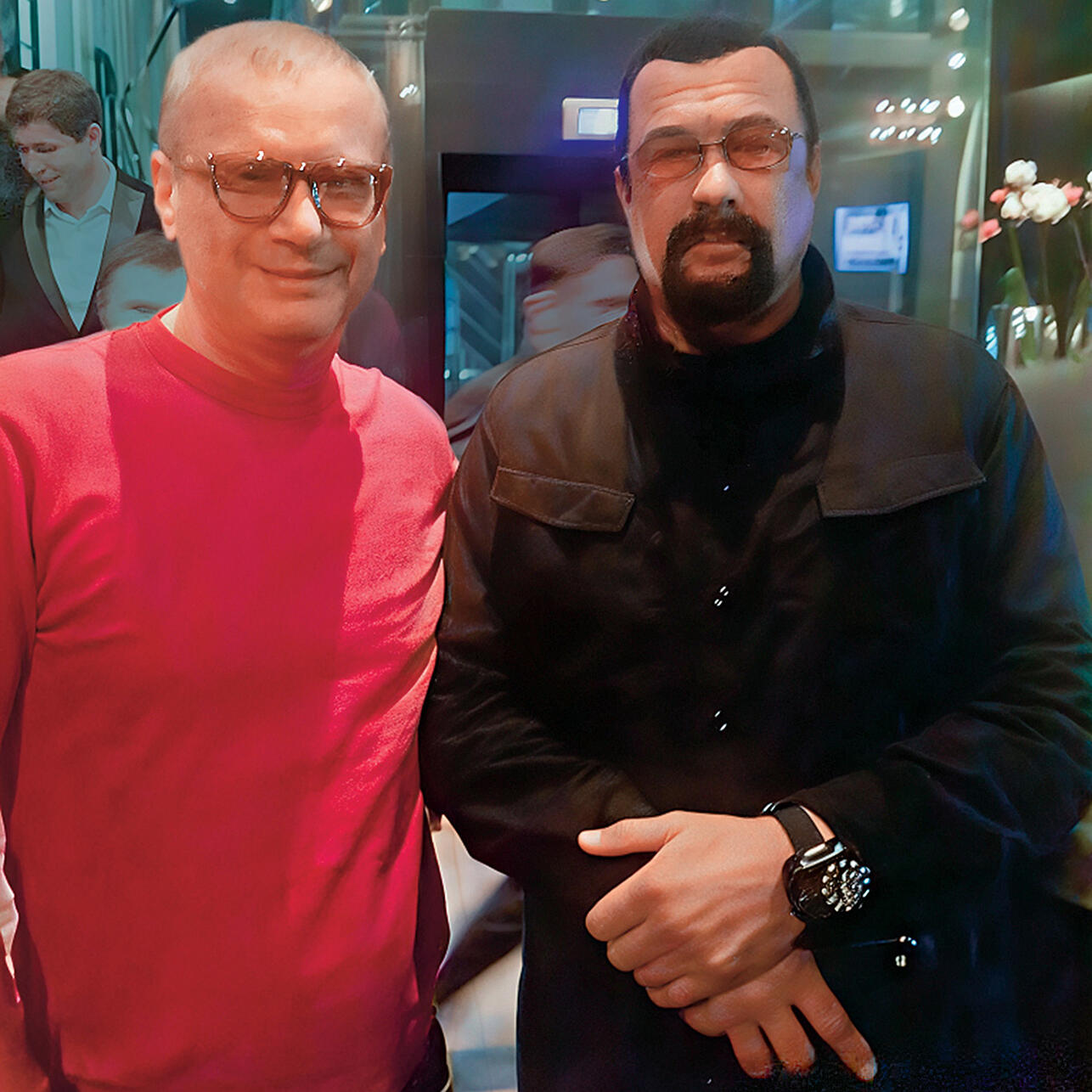Андрей Ковалев и Стивен Сигал