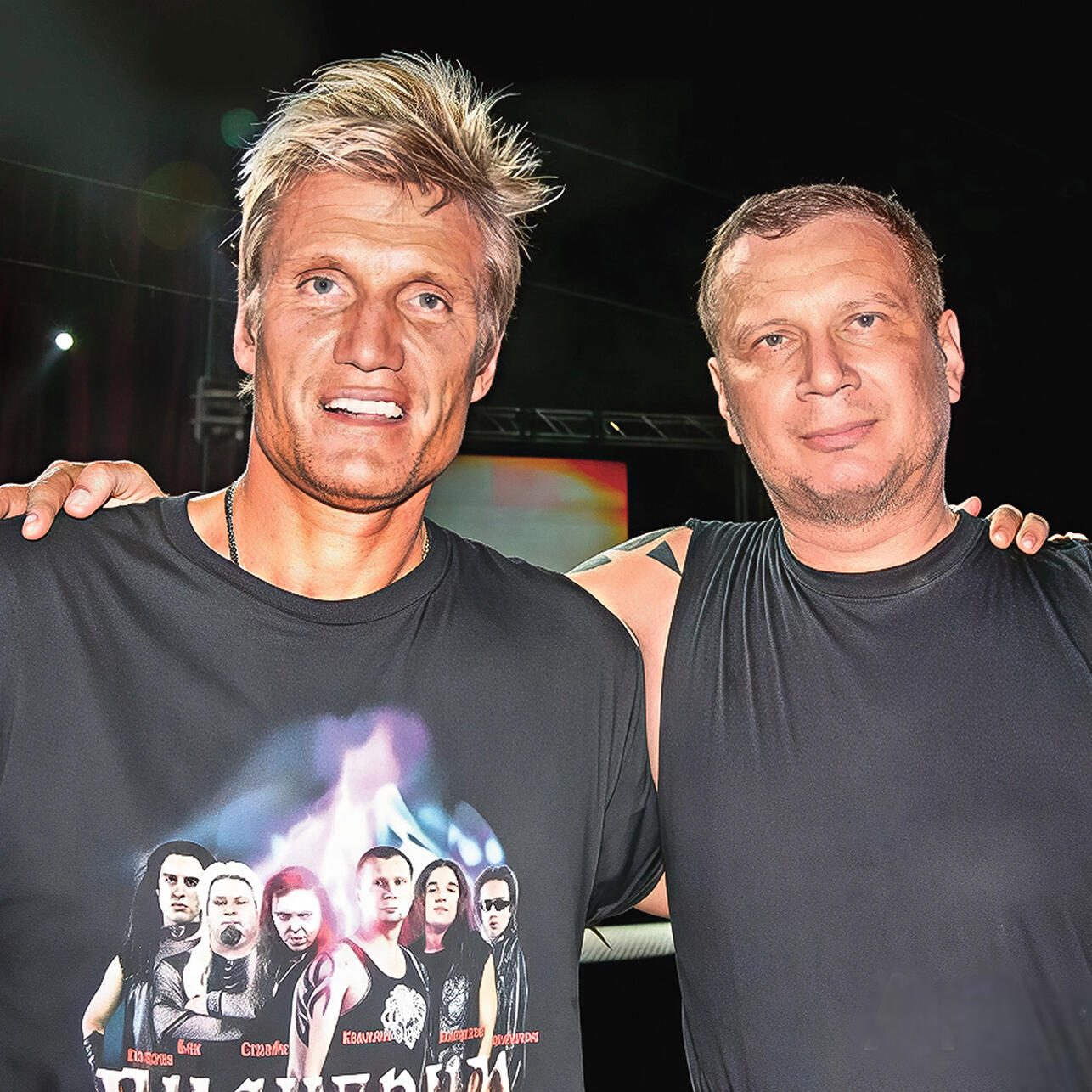 Андрей Ковалев и Дольф Лундгрен