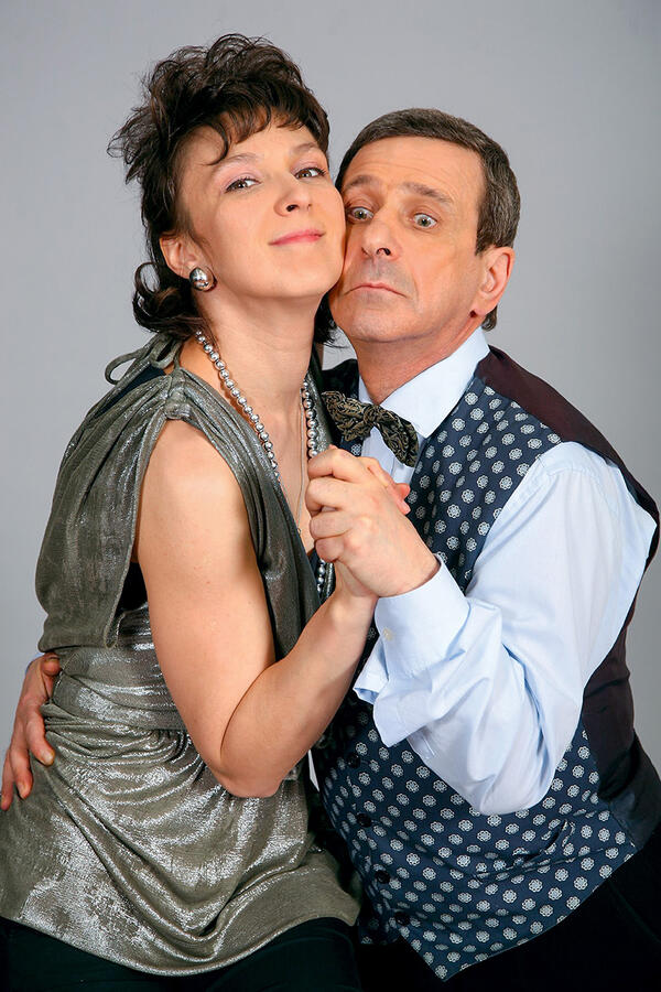 Олеся Железняк и Борис Смолкин