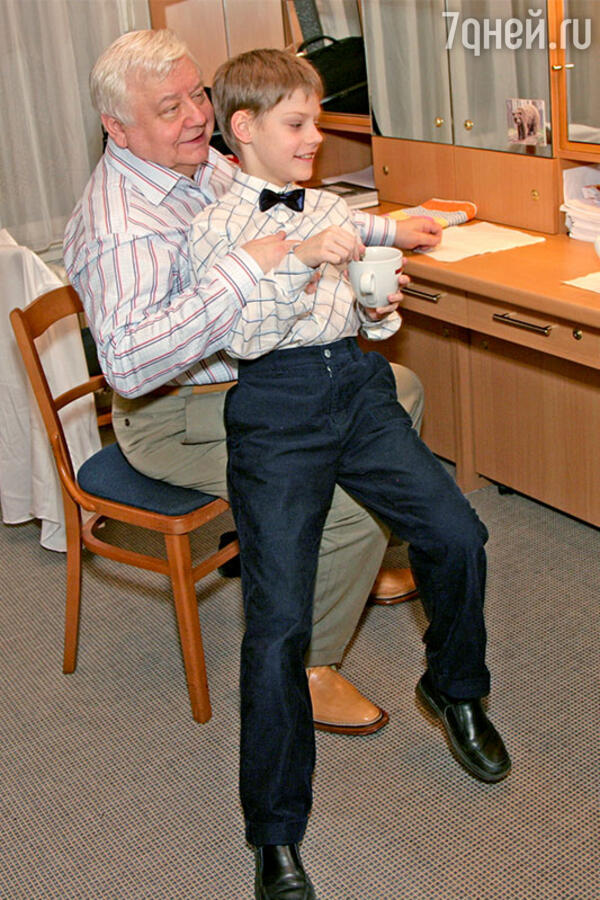  Олег Табаков  с сыном Павлом