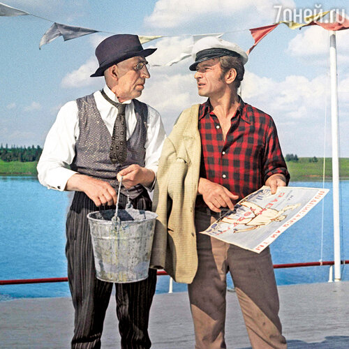Они были мастерами, понимали цену друг друга, относились с уважением. Арчил с Сергеем Филипповым. Кадр из фильма «12 стульев