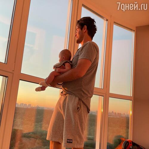 Марк Богатырев с сыном