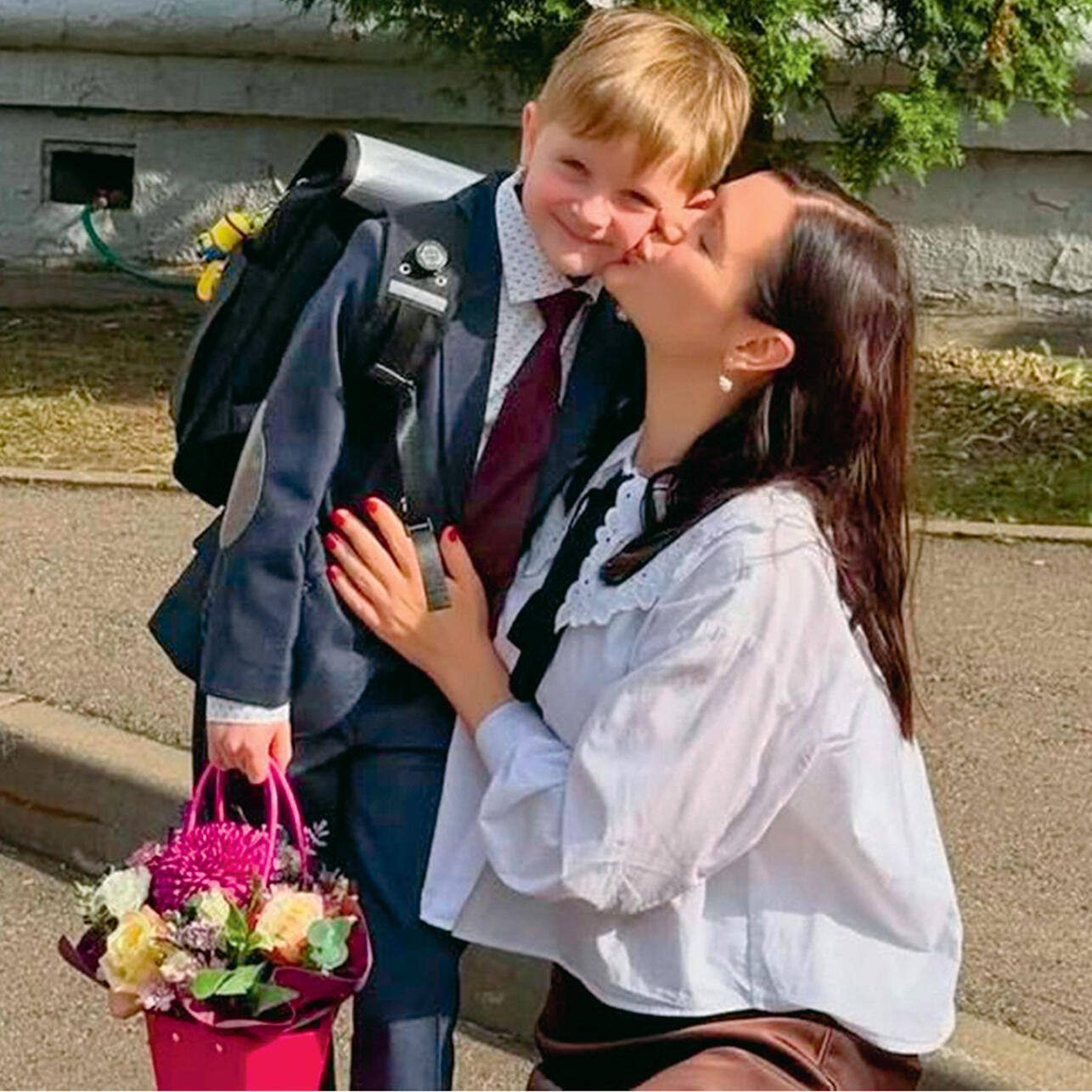 Дарья Калмыкова с сыном