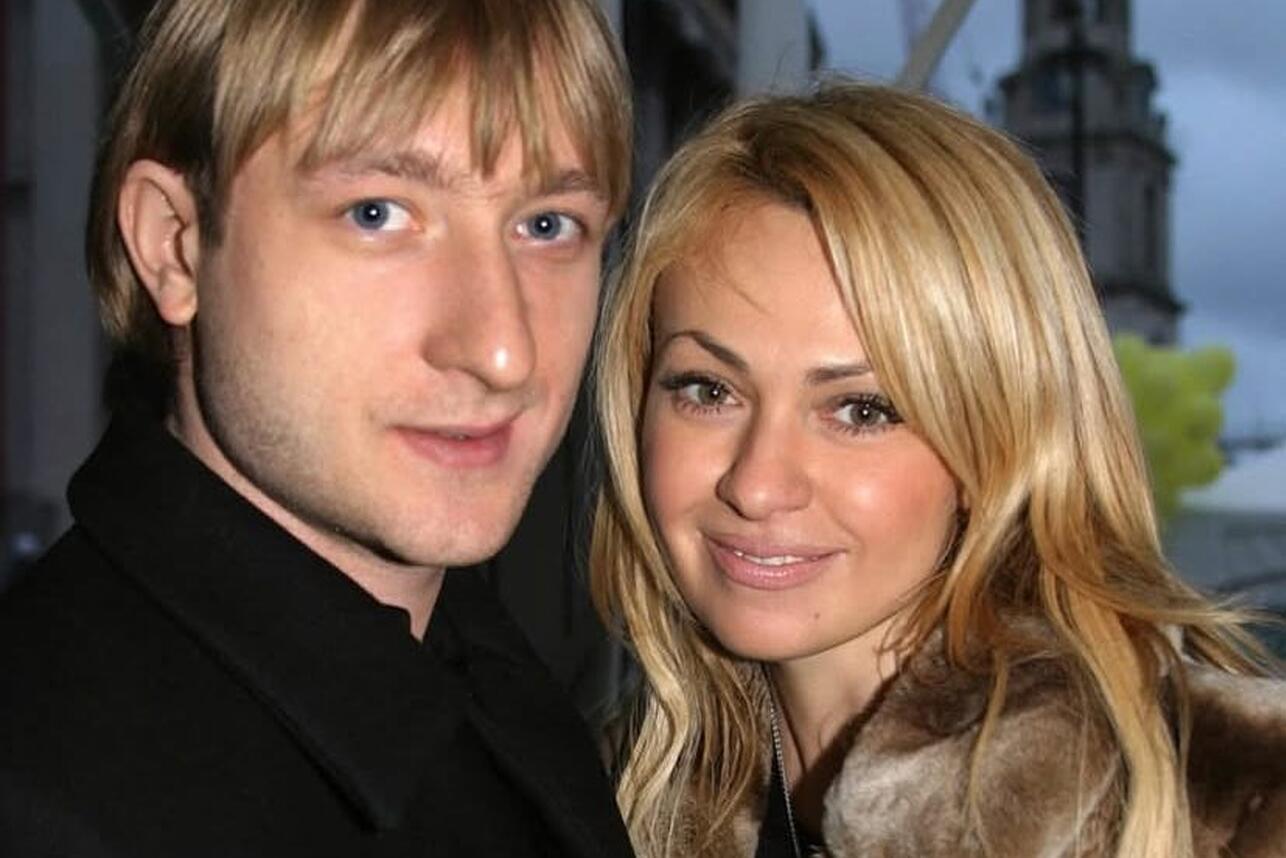 Яна Рудковская и Евгений Плющенко