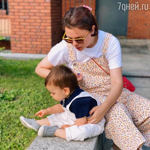 Татьяна Брухунова с сыном