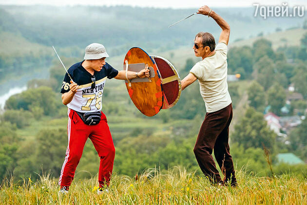 Сергей Лавыгин с Михаилом Боярским