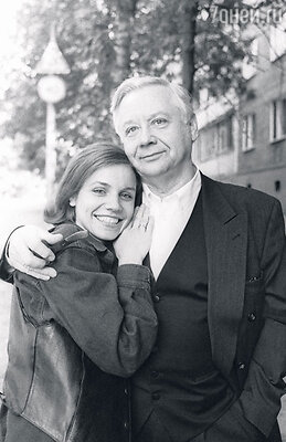 Марина Зудина и Олег Табаков. 1994 г. 