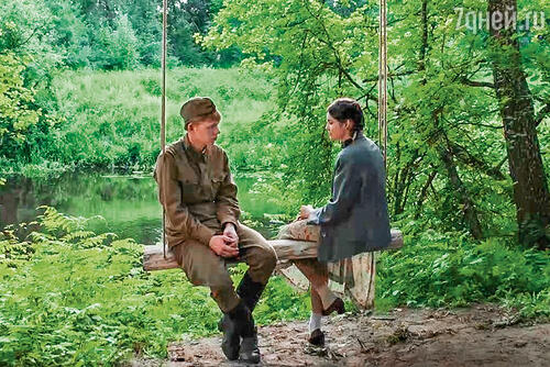 С Джамилей Мударисовой в фильме «Помилование»