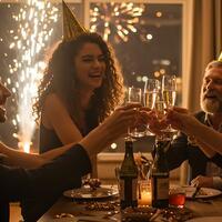 Тосты на Новый год 2025: лучшие поздравления, короткие, душевные и веселые тосты для друзей, семьи и коллег