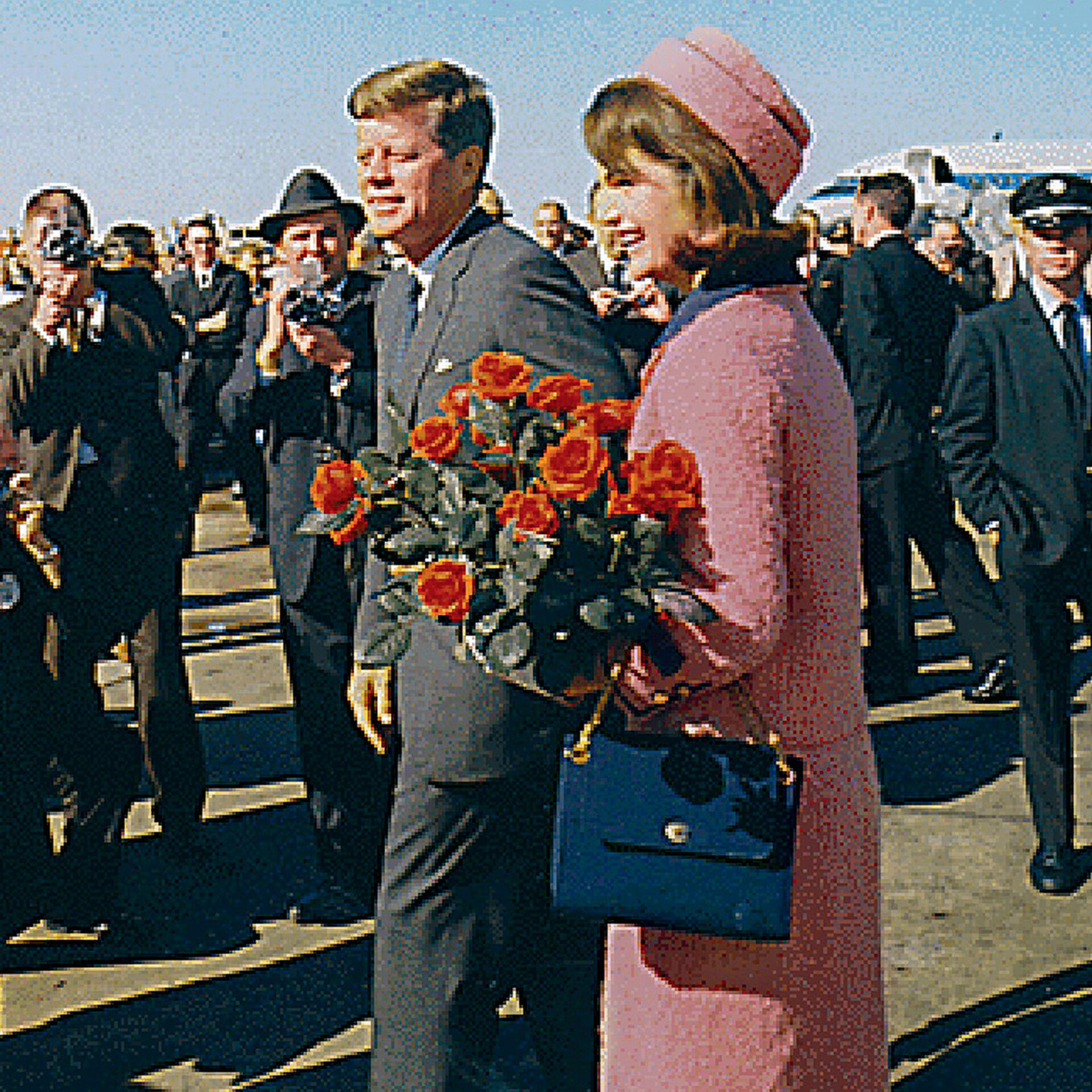 Президент США Джон Ф. Кеннеди с женой Жаклин