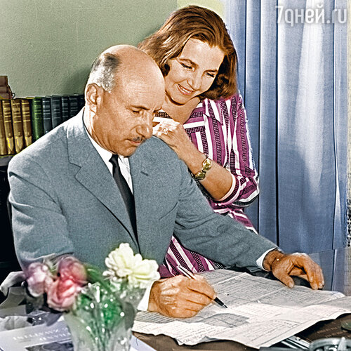 Сергей Герасимов и Тамара Макарова. 1958 г.