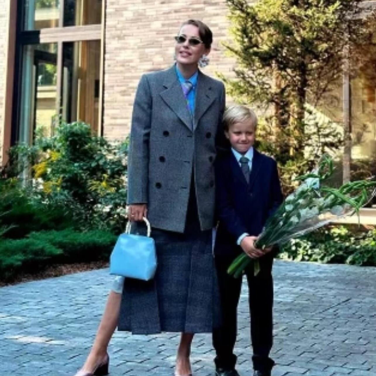 Ксения Собчак с сыном