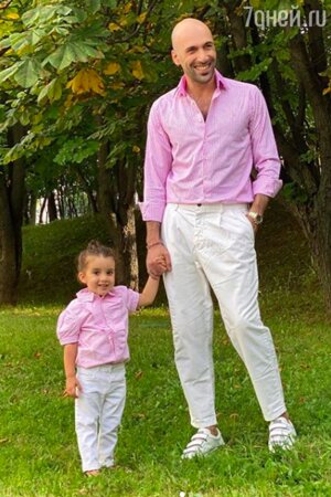 Евгений Папунаишвили с дочкой Софией