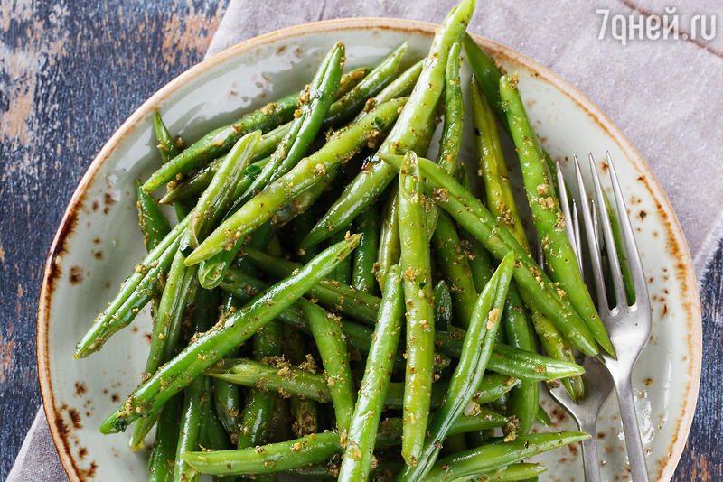 Стручковая фасоль с лукомшалот рецепт от актрисы Ирины