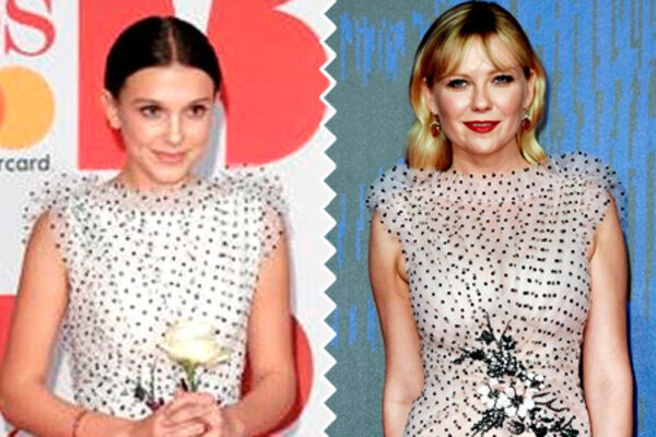 Битва нарядов: Кирстен Данст и Милли Бобби Браун в Rodarte