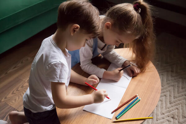 Простые рисунки для самых маленьких художников