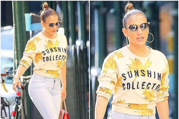 Образ дня: Дженнифер Лопес в Scotch and Soda