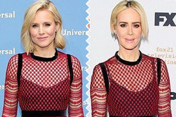 Битва нарядов: Кристен Белл и Сара Полсон в Philosophy