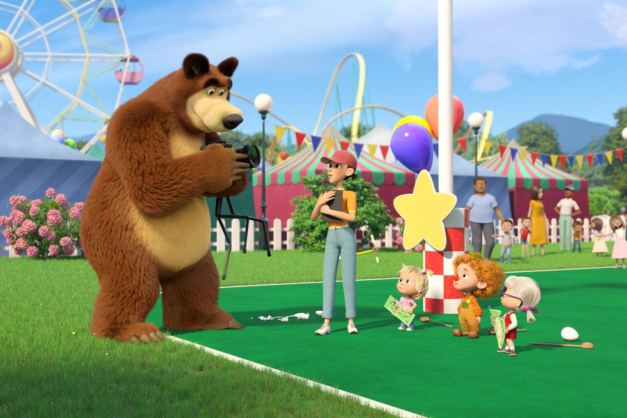 Осторожно ремонт маша и медведь онлайн