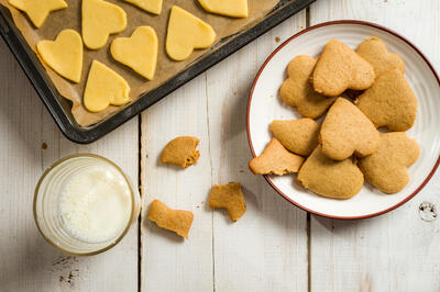 Песочное печенье на кефире 