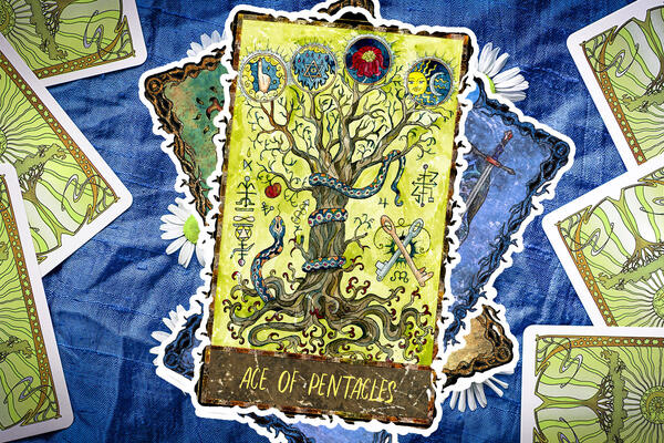 Туз пентаклей Таро: значение и сочетание