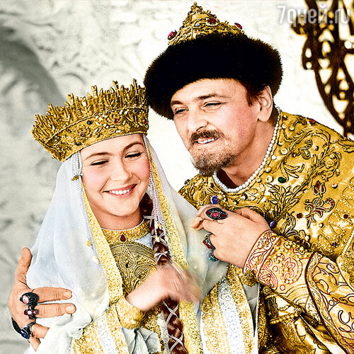 Юрий Яковлев и Нина Маслова в фильме «Иван Васильевич меняет профессию». 1973 г.