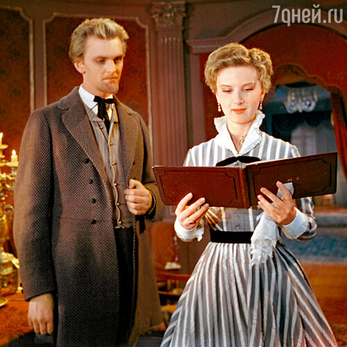 Юрий Яковлев с Раисой Максимовой в фильме «Идиот». 1958 г.