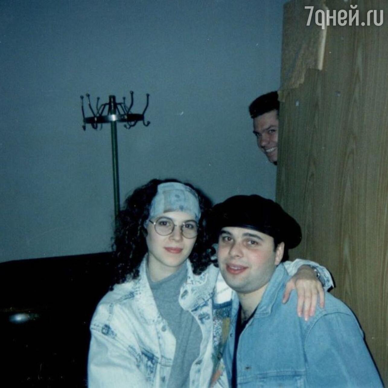 Максим Фадеев в молодости фото с женой