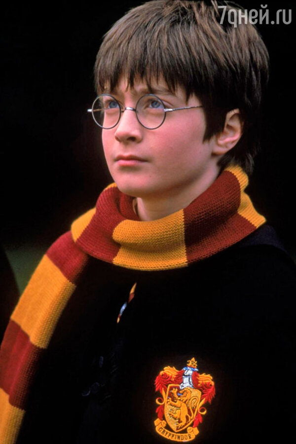 Дэниел Рэдклифф в роли Гарри Поттера. «Гаарри Поттер и филосоофский каамень». 2001 год