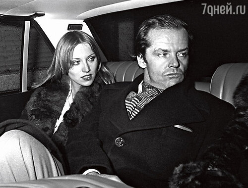 С датской супермоделью Винни Холлман. Париж, 1976 г. 
