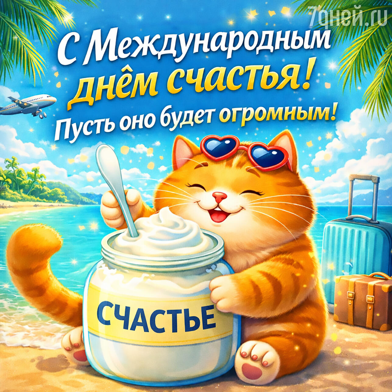 открытки и пожелания к Международному дню счастья, 20 марта