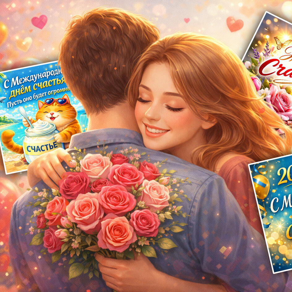 20 самых теплых открыток и пожеланий к Международному дню счастья: отправьте лучик света близким!