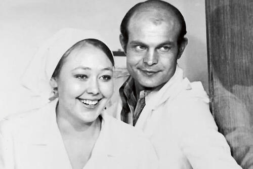 С Павлом Ремезовым в фильме «Пираты XX века». 1979 г.