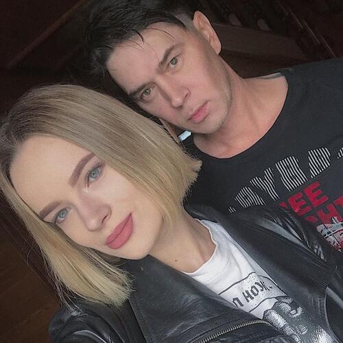 Владимир Политов с дочерью 