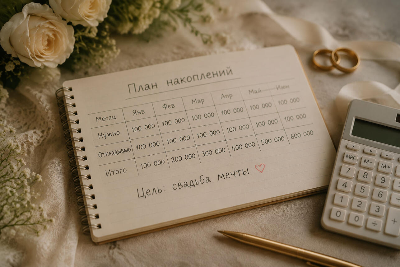 Свадьба мечты: чек-лист, чтобы накопить на торжество мечты 