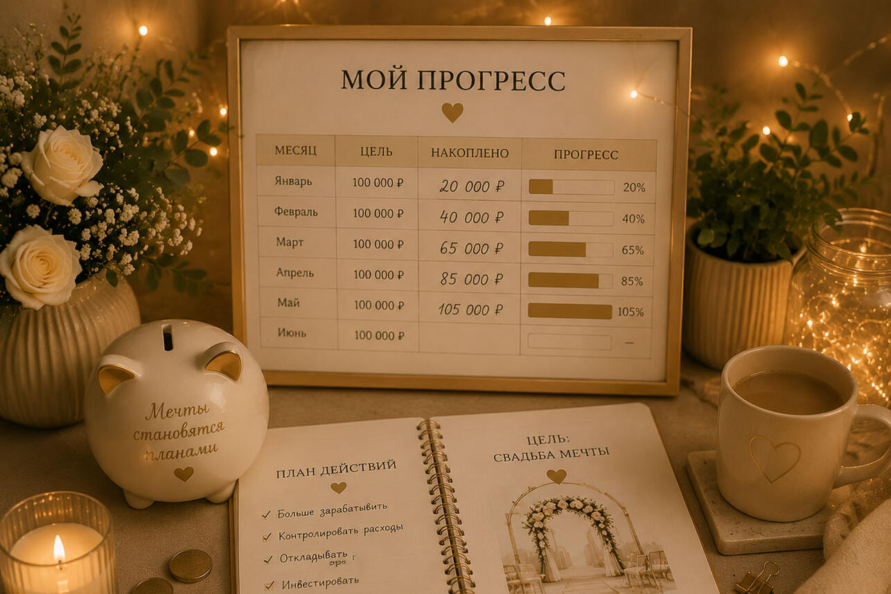 Свадьба мечты: чек-лист, чтобы накопить на торжество мечты 