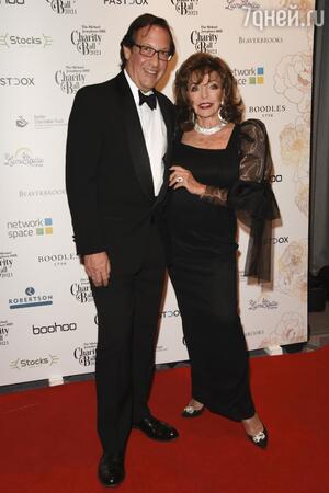 Джоан Коллинз с мужем - фото