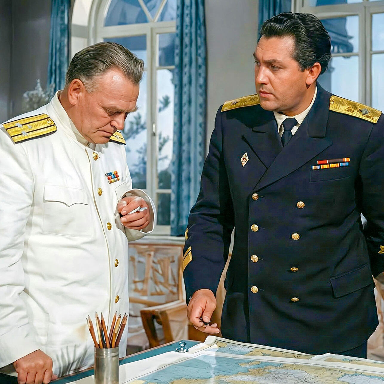 Павел Луспекаев с Алексеем Максимовым