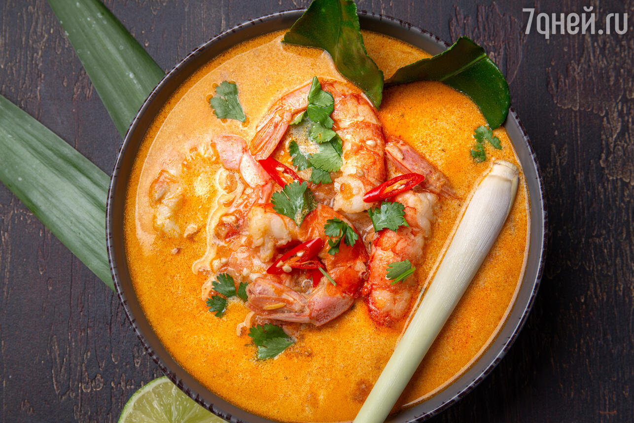 Тайский суп «Том ям» – пошаговый рецепт приготовления с фото