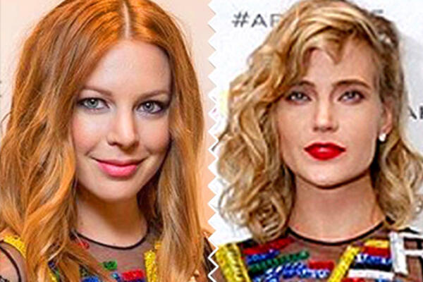 Битва нарядов: Наталья Подольская и Наталья Чистякова-Ионова (Глюк'oZa) в Versace