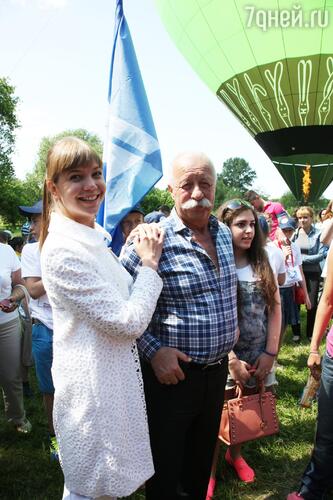 Алла Михеева и Леонид Якубович