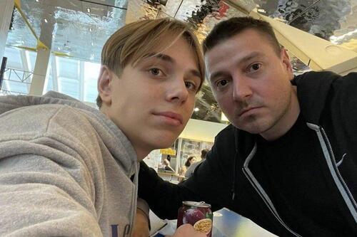 Петр Кислов с сыном Андреем