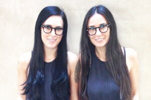 52-летняя Деми Мур и ее 26-летняя дочь выглядят как близнецы