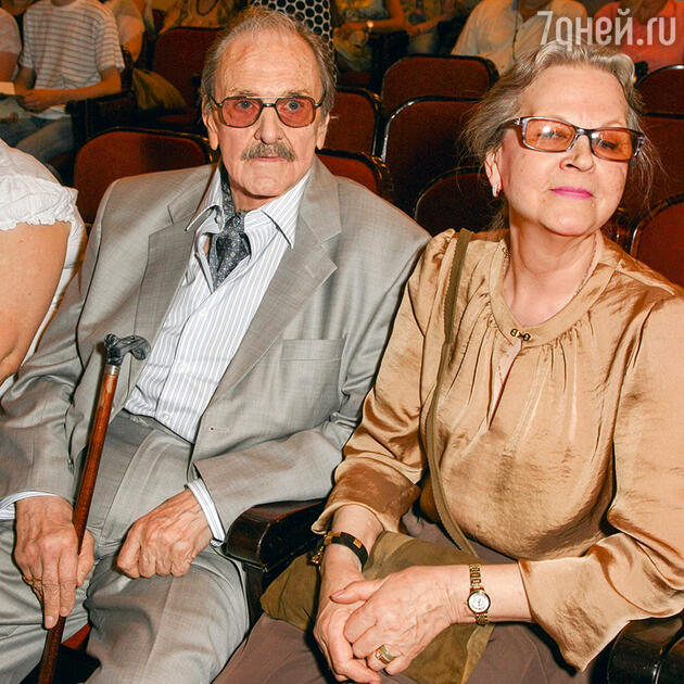 Юрий Яковлев с женой Ириной Леонидовной