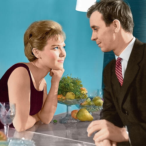 Лариса Голубкина и Олег Борисов в фильме «Дайте жалобную книгу», 1965 год