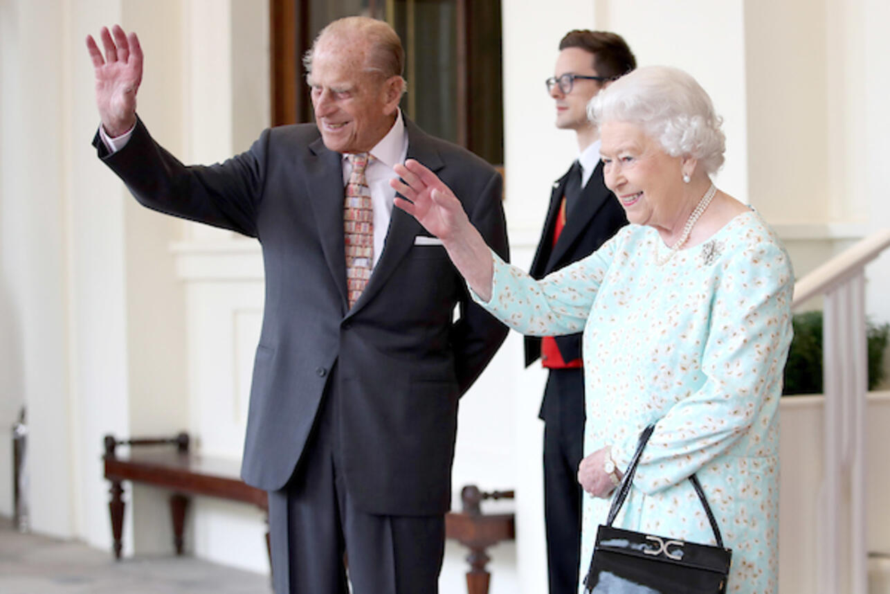 Принц Филипп и королева Елизавета